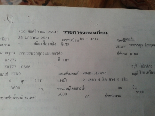 ขาย 6 ล้อดั้ม HINO KM777 เครื่อง117 แรง WO4D รถห้างแท้ รถสวย จัด สวยมากๆ พร้อมใช้งานสุดๆ......