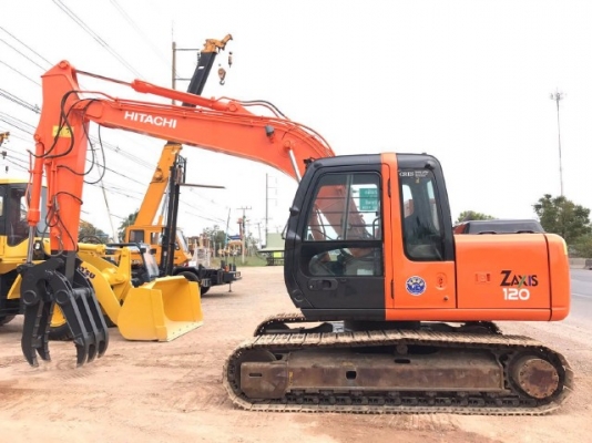 ขายรถแบคโฮ HITACHI ZX120 พร้อมหัวคีบไม้ คอนโทรลสั้น รถนอกนำเข้าจากญี่ปุ่น สภาพสวยพร้อมใช้ ขายรถแบคโฮ HITACHI ZX120 พร้อมหัวคีบไม้ คอนโทรลสั้น รถนอกนำเข้าจากญี่ปุ่น สภาพสวยพร้อมใช้