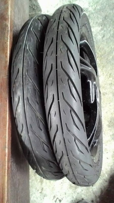 ล้อแม็กแท้ติดรถ เวฟ 110i กับ มีโอ้ ฟรีโน้115 พร้อมยางสวยๆ