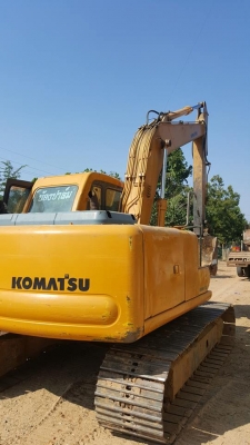 ขายรถขุดแบ็คโค PC120-6ไฟฟ้าเต็มเล่มทะเบียน พร้อมรถลากเทรลเลอร์หัวยาว165 1เพลา พร้อมมือขุดตอไม้