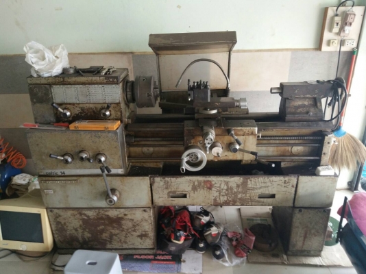 ขายเครื่องกลึง5ฟุตยุโรปไฟบ้านปั๊มน้ำครบ3เพลาราคากันเองสนใจ0892224259