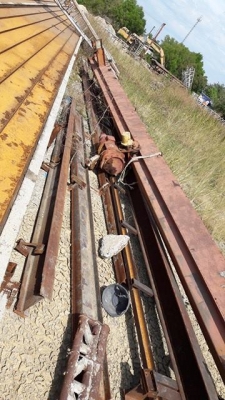 ขายด่วนๆ รางทำแผ่นพื้นปูน ยาว 54 เมตร 12ช่อง ราคาคุยกันได้คับ