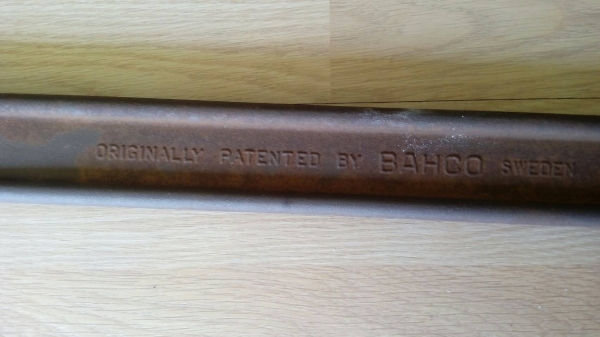 ขายประแจเลื่อนBAHCO 24" MADE IN SWEDEN.ใหม่เก่าเก็บ