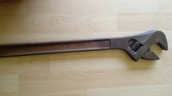 ขายประแจเลื่อนBAHCO 24" MADE IN SWEDEN.ใหม่เก่าเก็บ