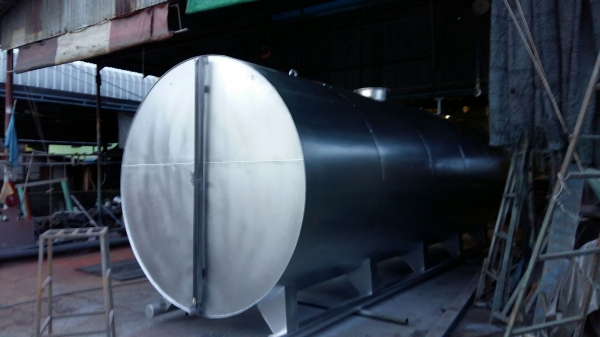 ขายถังน้ำมันใหม่ขนาด 20000 ลิตร ผลิตเอง เหล็กหนา ุ6 มม.