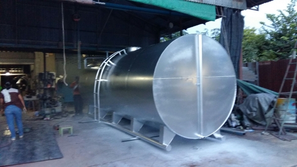 ขายถังน้ำมันใหม่ขนาด 20000 ลิตร ผลิตเอง เหล็กหนา ุ6 มม.