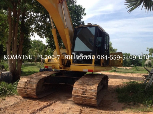 ขายรถแบคโฮ KOMATSU PC200-7 (ไมล์น้อยกว่า 6,000ชม.)