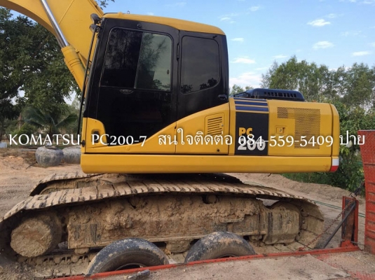 ขายรถแบคโฮ KOMATSU PC200-7 (ไมล์น้อยกว่า 6,000ชม.)