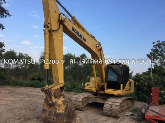 ขายรถแบคโฮ KOMATSU PC200-7 (ไมล์น้อยกว่า 6,000ชม.)