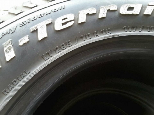 BF All USA. 265-75-16 ปี10 สภาพสวยๆ 1ชุด BF All USA. 265-75-16 ปี10 สภาพสวยๆ 1ชุด