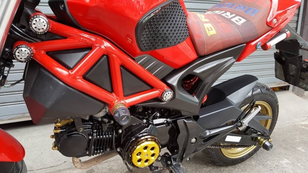 ขออนุญาตขาย DEMON DUCATI JUNIOR 125 วิ่งน้อยมาก 9,XXX KM ของแต่งเพียบทั้งคัน