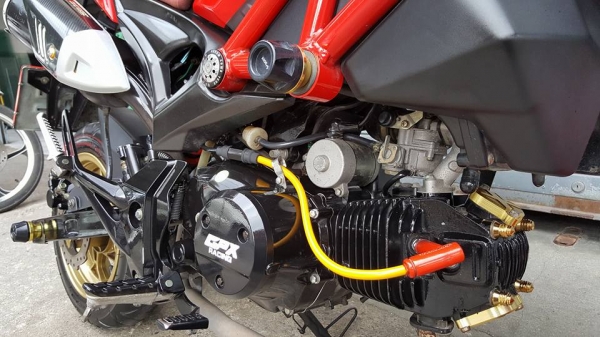 ขออนุญาตขาย DEMON DUCATI JUNIOR 125 วิ่งน้อยมาก 9,XXX KM ของแต่งเพียบทั้งคัน
