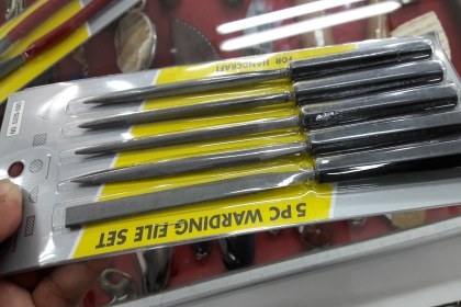 ขายตะไบชุด5ด้าม TOPMAN MADE IN JAPAN.ใหม่เก่าเก็บสวยงาม