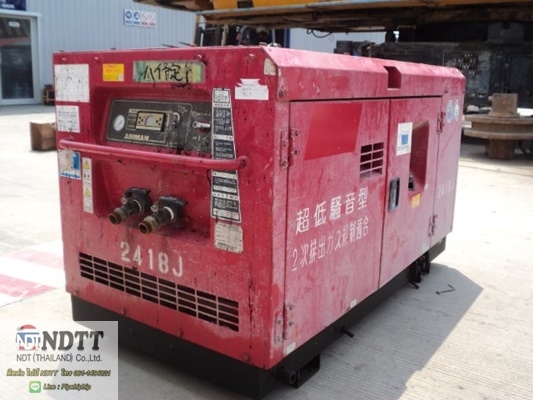 ขายปั้มลม AIRMAN PDS100S ลม 7บาร์ นำเข้าญี่ปุ่น ขายไม่แพงครับ BY NDTT 061-419-4021 ไปป์ครับ