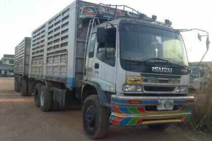 ขายรถพ่วงไม่ดั้ม 22 ล้อ แม่-ลูก กระบะเหล็กไม่ดั้ม ISUZU 270 ปี.40 แม่ 12 ล้อ ลูก 12 ล้อ ตามทะเบียน แ