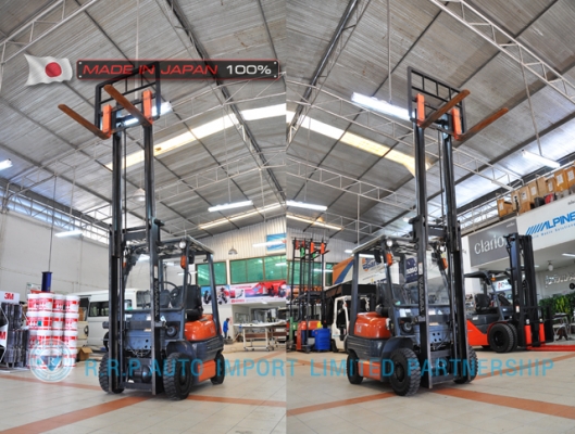 ขายรถโฟล์คลิฟท์มือสอง TOYOTA รุ่น 6FG14-15304 ราคา 155,000 บาท  นำเข้าจากประเทศญี่ปุ่น 100\% ไม่เคยใช้งานในไทย