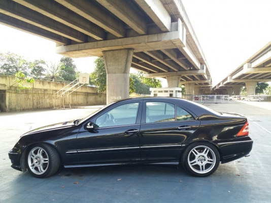 2002 MERCEDES-BENZ C200 KOMPRESSOR W203ELEGANCE 2.0 AT SEDAN ออพชั่นเต็ม ไม่เคยติดแก๊ส
