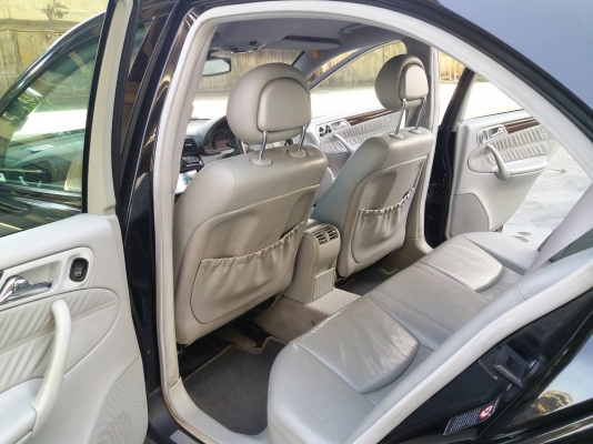 2002 MERCEDES-BENZ C200 KOMPRESSOR W203ELEGANCE 2.0 AT SEDAN ออพชั่นเต็ม ไม่เคยติดแก๊ส