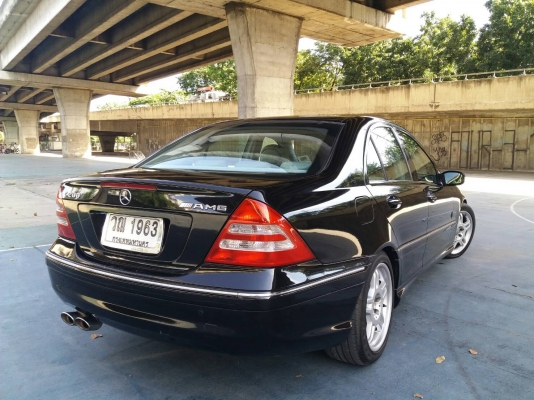 2002 MERCEDES-BENZ C200 KOMPRESSOR W203ELEGANCE 2.0 AT SEDAN ออพชั่นเต็ม ไม่เคยติดแก๊ส
