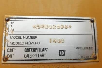ขาย 2,550,000 CATTERPILAR  140 G  SERIAL 5 MD 02898 เอกสารเล่มทะเบียนครบ รถใช้งานได้ดีทุกระบบ เครื่องแน่น ปั้มดี รถอยู่ อุดรธานี โทร&amp;ไอดีไลน์  090-772-3710 090-772-3708