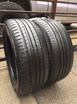 ยางคู่ Yokohama 225 50 17 ปลายปี15 ดอกเต็ม ไม่มีปะ ราคาไม่แพง