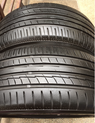 ยางคู่ Yokohama 225 50 17 ปลายปี15 ดอกเต็ม ไม่มีปะ ราคาไม่แพง