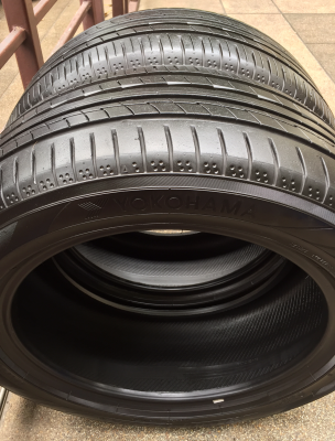 ยางคู่ Yokohama 225 50 17 ปลายปี15 ดอกเต็ม ไม่มีปะ ราคาไม่แพง