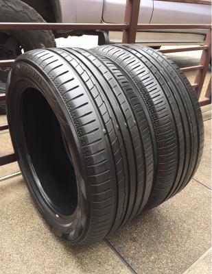 ยางคู่ Yokohama 225 50 17 ปลายปี15 ดอกเต็ม ไม่มีปะ ราคาไม่แพง