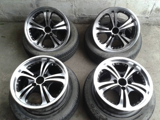 ขอบ15นิ้ว4รู100 พร้อมยาง ชุดนี้ ราคา 5900 บาท