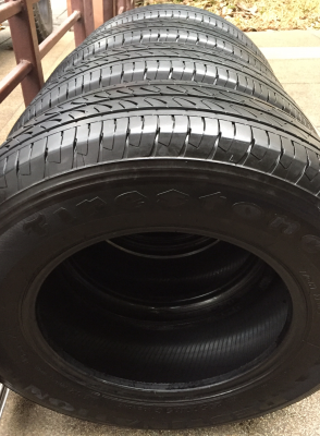 ยาง Firestone 205 70 15 กลางปี16 ดอกเต็ม เนื้อนิ่ม ใช้ยาว ราคาไม่แพง