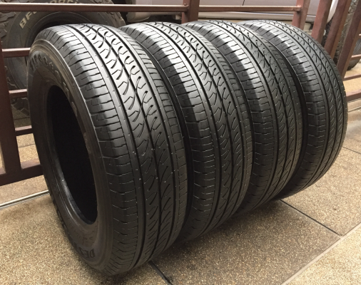 ยาง Firestone 205 70 15 กลางปี16 ดอกเต็ม เนื้อนิ่ม ใช้ยาว ราคาไม่แพง