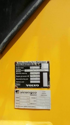 Volvo G940 ปี 2006 ชั่วโมงทำงาน 1500 ชม