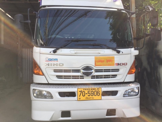HINO FM1A 344 แรงไม่ดั้ม กระบะสามมิตร ปี2555 สวยกริปพร้อมใช้งาน