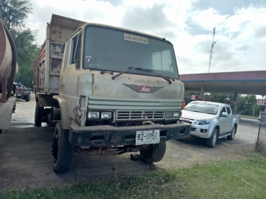 ขาย10ล้อ HINO ZM500 ตามสภาพ คัชชีสวย เครื่องPD6 เทอร์โบ ดั้ม สองเพลา เกียร์ไม่มี เอกสารเล่มทะเบียน