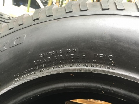 ยางBF All-Terrain USA. ขนาด 265/75/16 ปี13