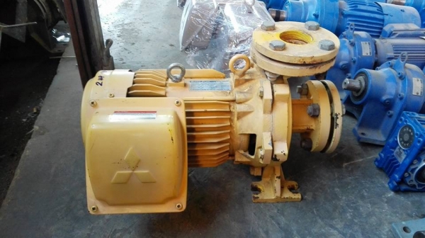 ** Sold ** ปั้มน้ำหอยโข่ง Mitsubishi 2 HP 220V ใช้ไฟบ้าน ท่อ 2"- 2" พร้อมใช้งาน