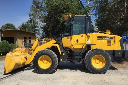 ขาย รถตักล้อยาง KOMATSU WA100-5 สวยแจ่ม ไร้ที่ติ นำเข้าจากญี่ปุ่น โทร.090-986-2521 อ๊อบ
