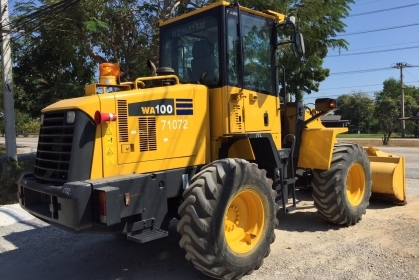 ขาย รถตักล้อยาง KOMATSU WA100-5 สวยแจ่ม ไร้ที่ติ นำเข้าจากญี่ปุ่น โทร.090-986-2521 อ๊อบ