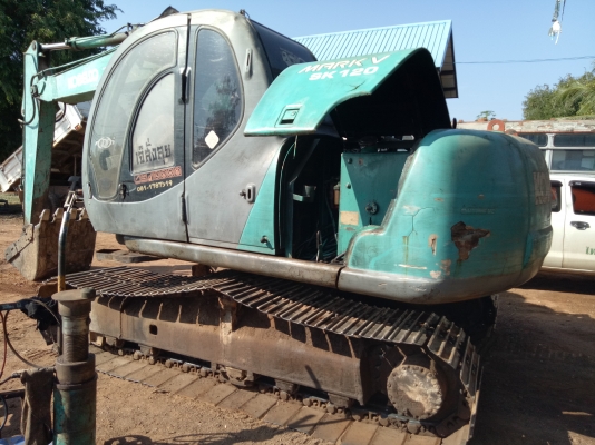 ขายด่วน แม็คโคร KOBELCO SK120 MART 5 รถใช้งานได้ปกติ ไฟฟ้าครบ เครื่องเดิมปั้มเดิม เอวแน่น เอกสารสัญญาซื้อขาย