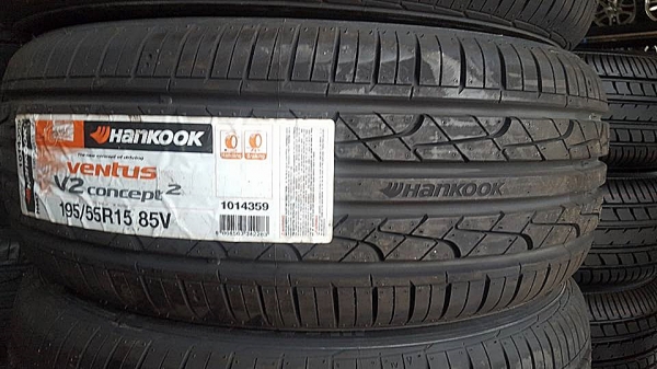 ขายยางใหม่ 195/55/15 ปี 0116 Hankook V2 4เส้น5800