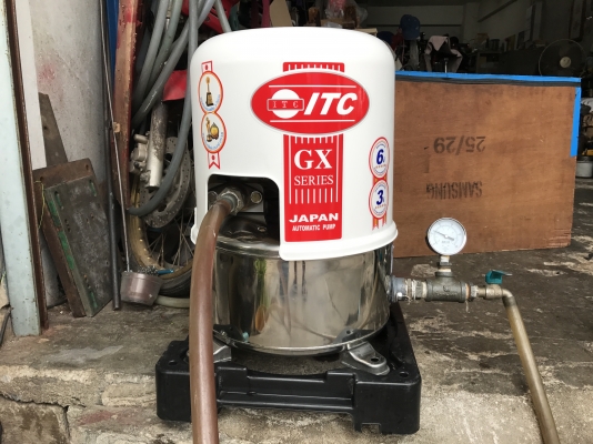 ขายปั้มน้ำอัตโนมัติ Hitachi 150W ใส่ถังสแตนเลสของใหม่อย่างดี พร้อมฝาครอบของใหม่ สภาพสวยมาก วิ่งนิ่ม ตรวจเช็คแรงดันเรียบร้อย ไม่มีรั่วซึม พร้อมใช้งาน