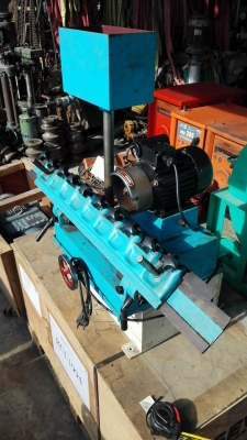 ** SOLD ** เครื่องลับใบมีด ใบไสไม้/สับ/หั่น ไฟบ้าน 220V พร้อมใช้งาน