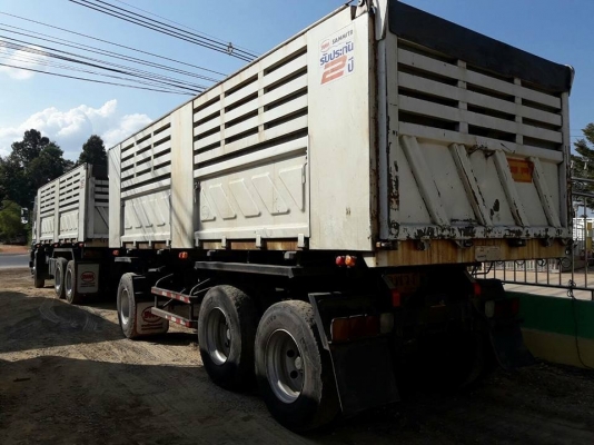 ขายรถพ่วง ISUZU เครื่อง 360 แรง ปี 56 มี 3 พ่วง กระบะดัมพ์สามมิตา ลูก 3 เพลาแท้ ทะเบียนพร้อม ขายรถพ่วง ISUZU เครื่อง 360 แรง ปี 56 มี 3 พ่วง กระบะดัมพ์สามมิตา ลูก 3 เพลาแท้ ทะเบียนพร้อม