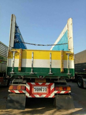 ขายรถพ่วง ฮีโน่ คิวดีอาร์344 รถปี54 ดั้มแม่-ลูก3เพลา