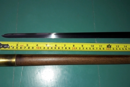 ขายไม้ตะพดมีดดาบยาว37"สวยงาม