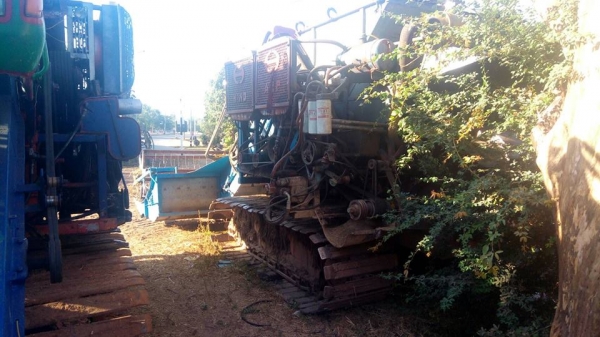 ขายรถเกี่ยวข้าวไทยเจริญ เครื่องHINO210เทอร์โบว์ปั๊ม23ช่วงล่าง12 ทำงานปกติ