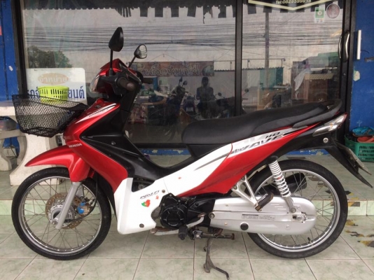 Honda Wave110i สีขาวแดง รถปี54 เครื่องดีพร้อมใช้งานครับ
