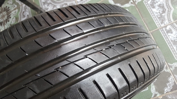 ขายล้อใหม่15 SSR 4รู100 ยางเปอร์เช็นปี14  4 ล้อ  ล้