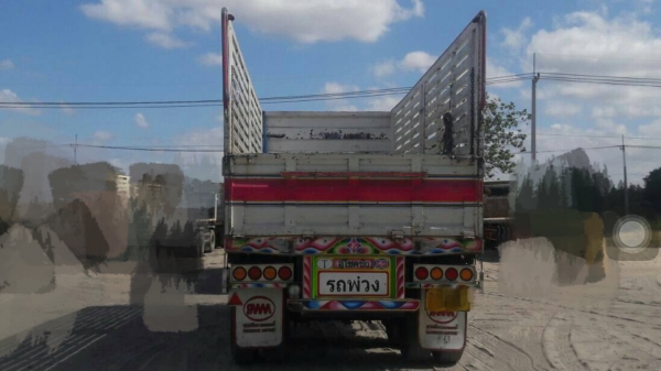 ขายรถพ่วงไม่ดั้ม 22 ล้อ แม่-ลูก กระบะเหล็กคอกเกษตร อู่.โชคชัย อุดรธานี ISUZU 360 ปี.55 รถสวย ราคา.24