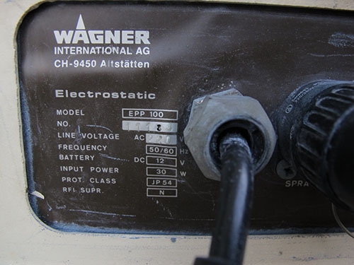 ขายชุดมอเตอร์ปั๊มพ่นสีพาวเดอร์โค้ดพร้อมตัวทำกระแสไฟฟ้าของอเมริกาEM490 ใช้ไฟบ้าน